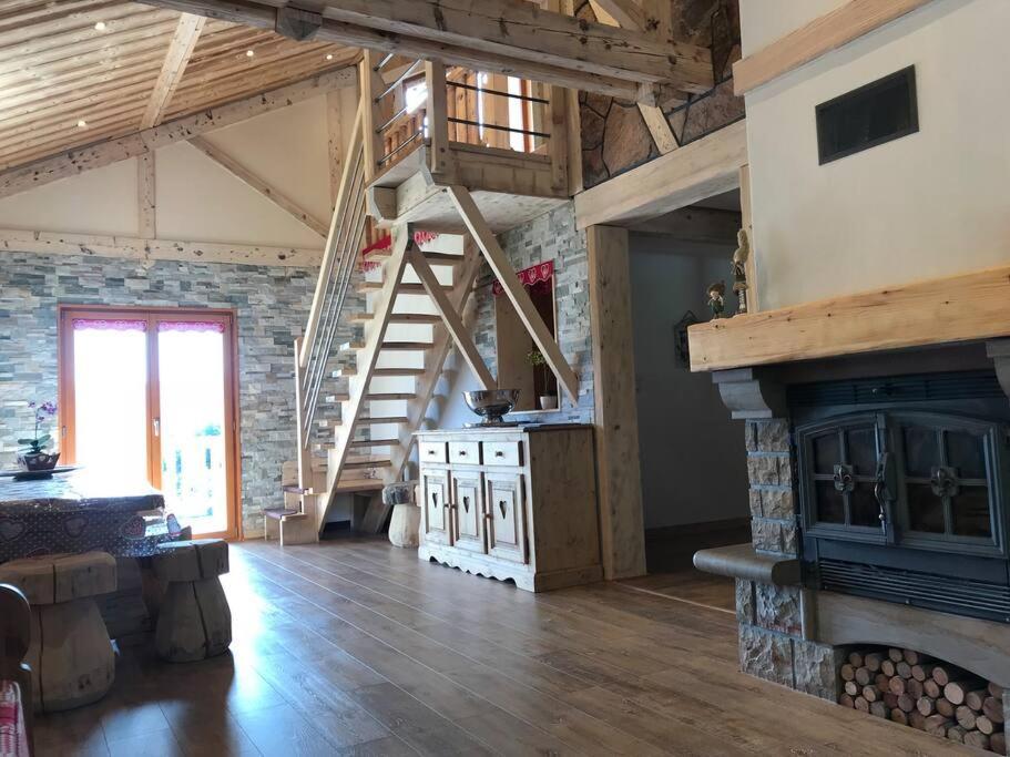 Chalet Spa Le Diamant Nathalie Mn La Rouge La Bresse Exteriér fotografie