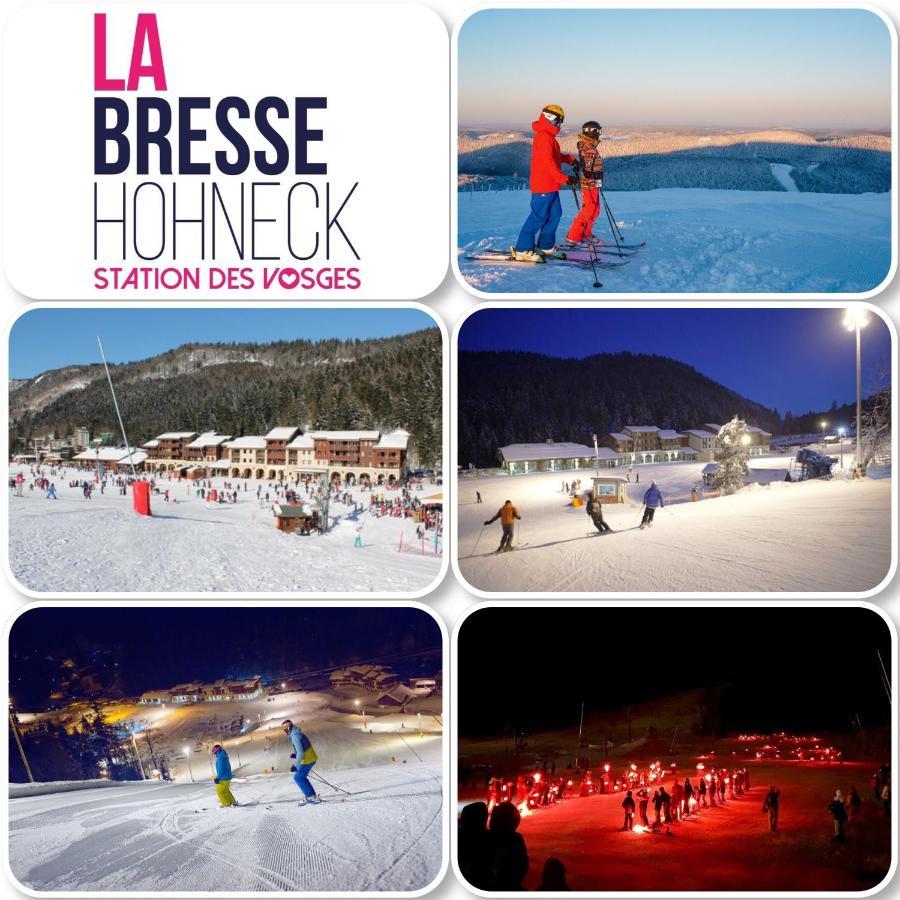 Chalet Spa Le Diamant Nathalie Mn La Rouge La Bresse Exteriér fotografie