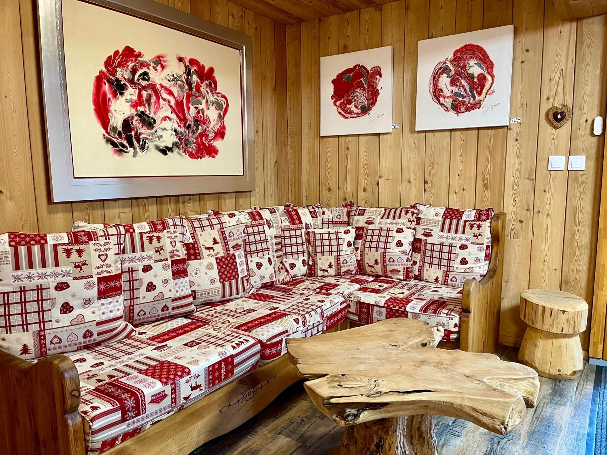 Chalet Spa Le Diamant Nathalie Mn La Rouge La Bresse Exteriér fotografie